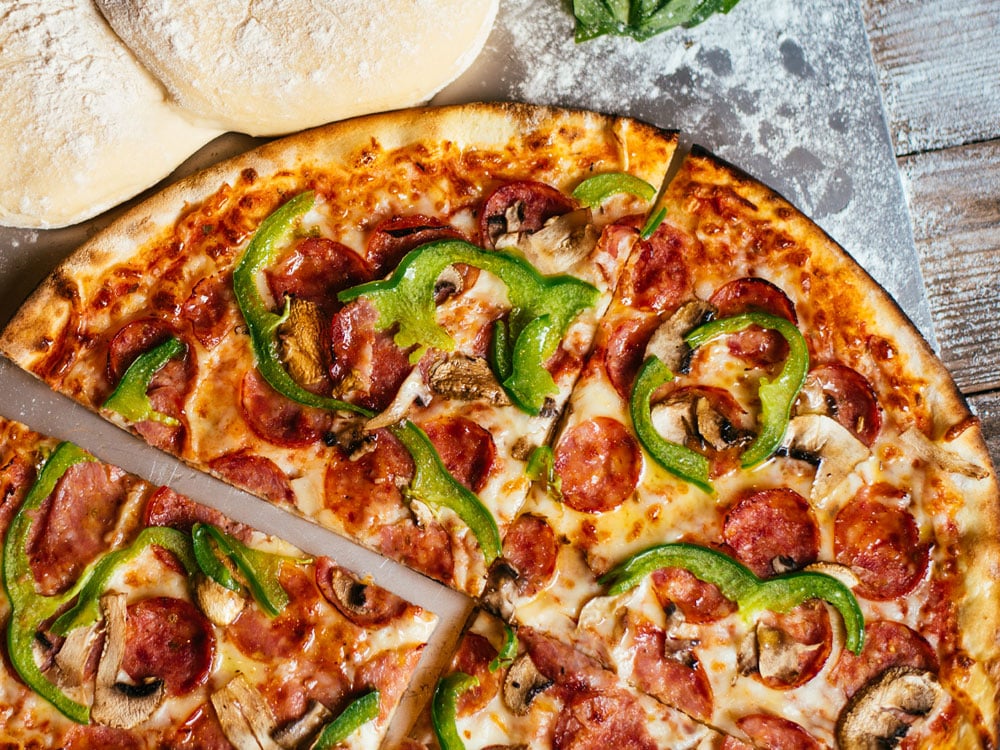 Enoteca Monza's Red Stuffed Pizza